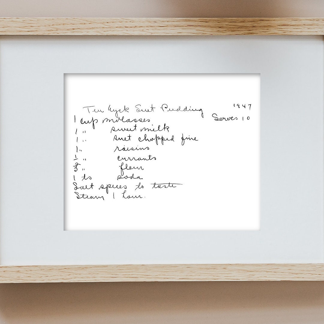 Custom Handwritten Note Keepsake Letter Gift Love Letter - Etsy