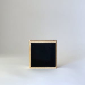 Square Fill 002 Rubber Stamp - Made in the USA - Square Background Stamp for Printmaking and More