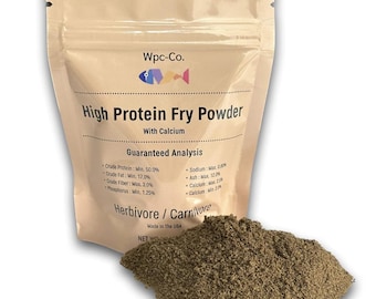 High Protein Baby Fish Food – Powdered Fry Food with Calcium