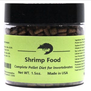 Freshwater Shrimp Food Pellets High Protein Shrimp Food for Neocaridina & Caridina Shrimp Cherry Ghost Amano  Blue Dream Shrimp Snail Food