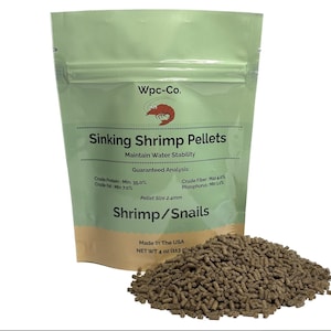Neocaridina Shrimp Food For Freshwater Cherry Shrimp Aquarium Snail  Bottom Feeder  and Other Invertebrates and Crustacean Cuisine Pellets