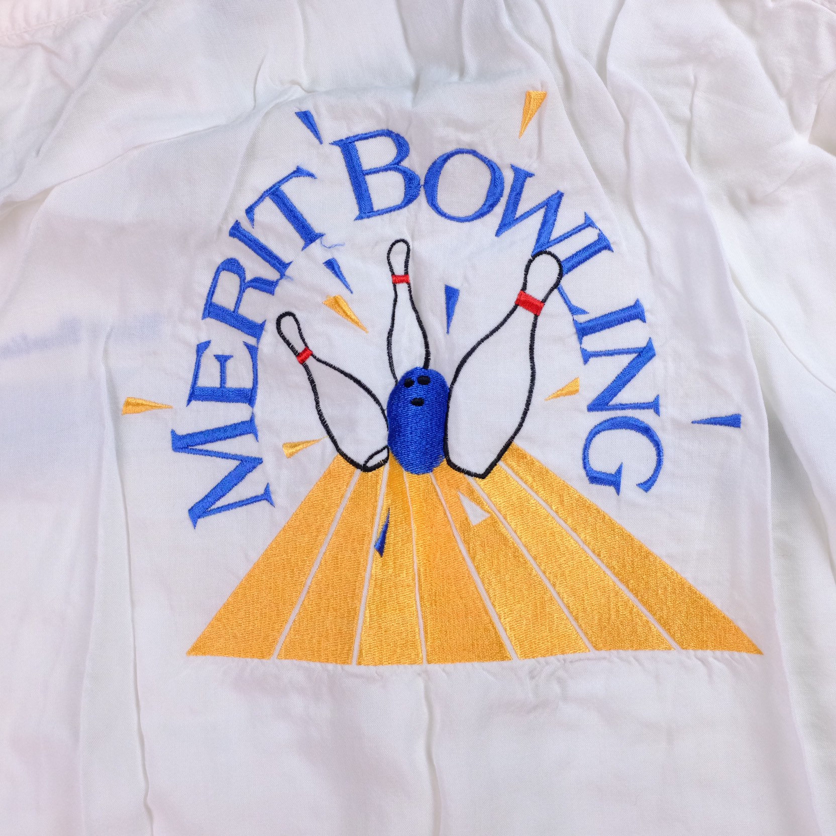 Vintage bowling shirt Embroidered graphic Size Mens medium Etsy
