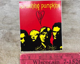 Pegatina vintage de Smashing Pumpkins de los 90 - Pegatina para parachoques Grunge Rock
