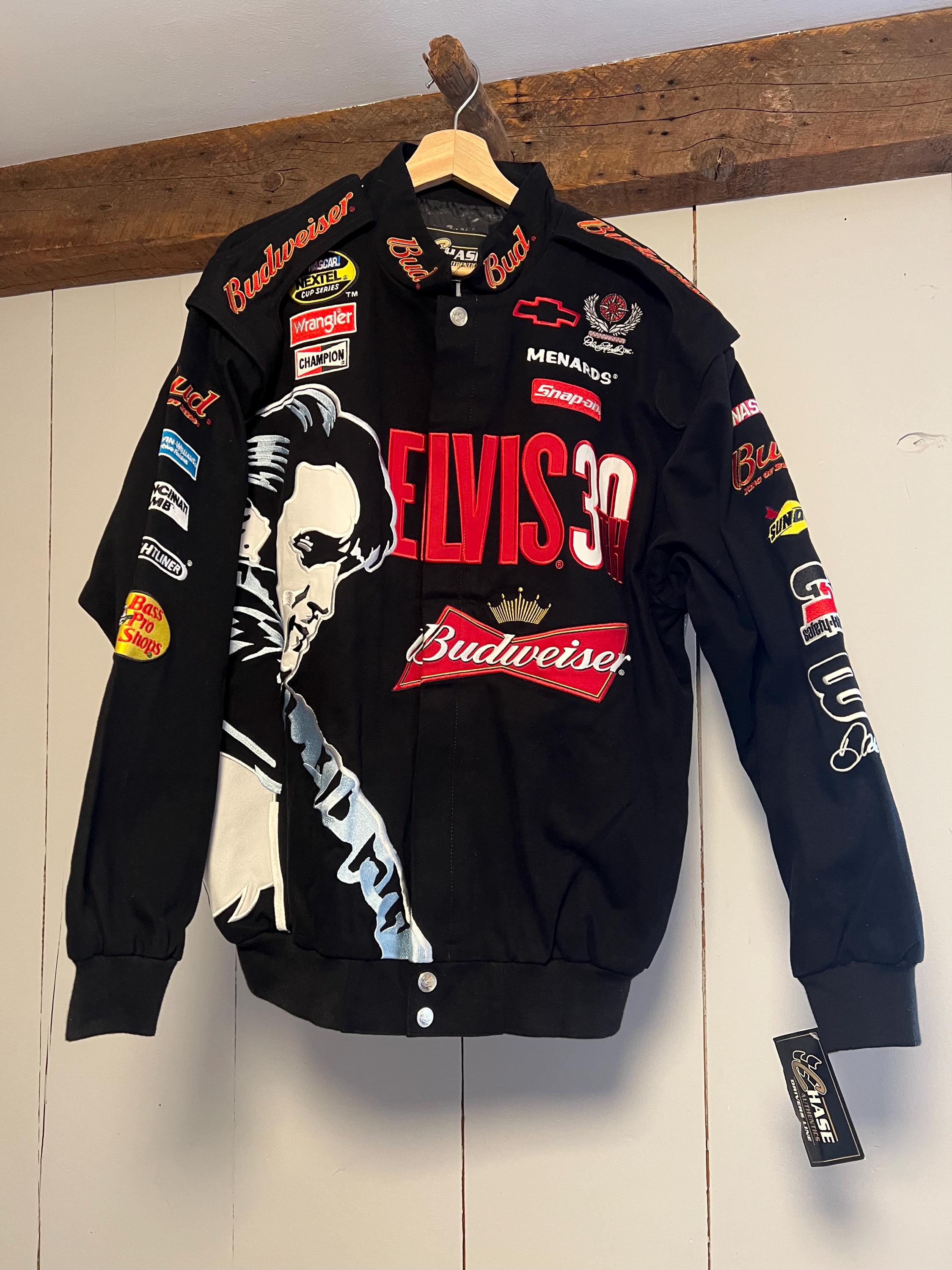 NEW Deadstock Vintage ELVIS PRESLEY Nascar Racing Jacket - Chase