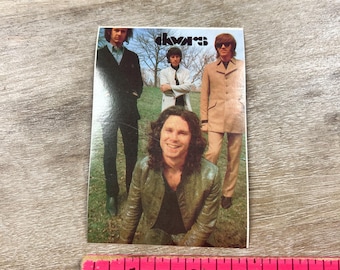 Vintage 80s The Doors Band Sticker - Jim Morrison Promo