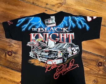 Vintage 90s Nascar Rusty Wallace Feel the Thunder All Over Print