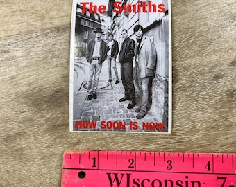 Vintage 80s The Smiths Band Sticker - Morrissey Promo