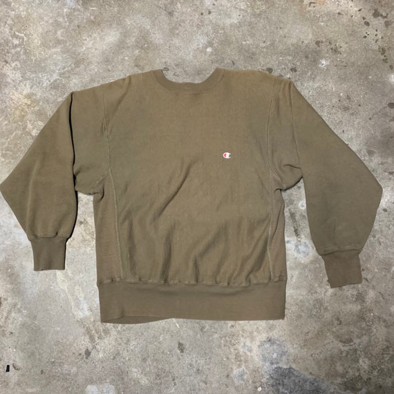 champion sweater grijs 80s