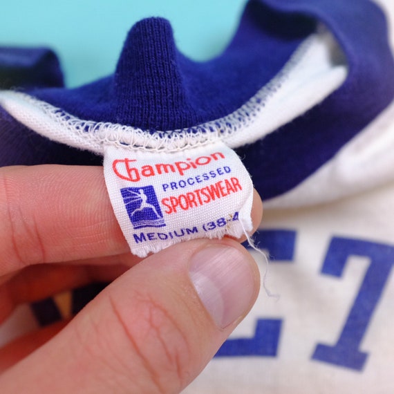Vintage 1958 CHAMPION Running Man ringer t shirt -