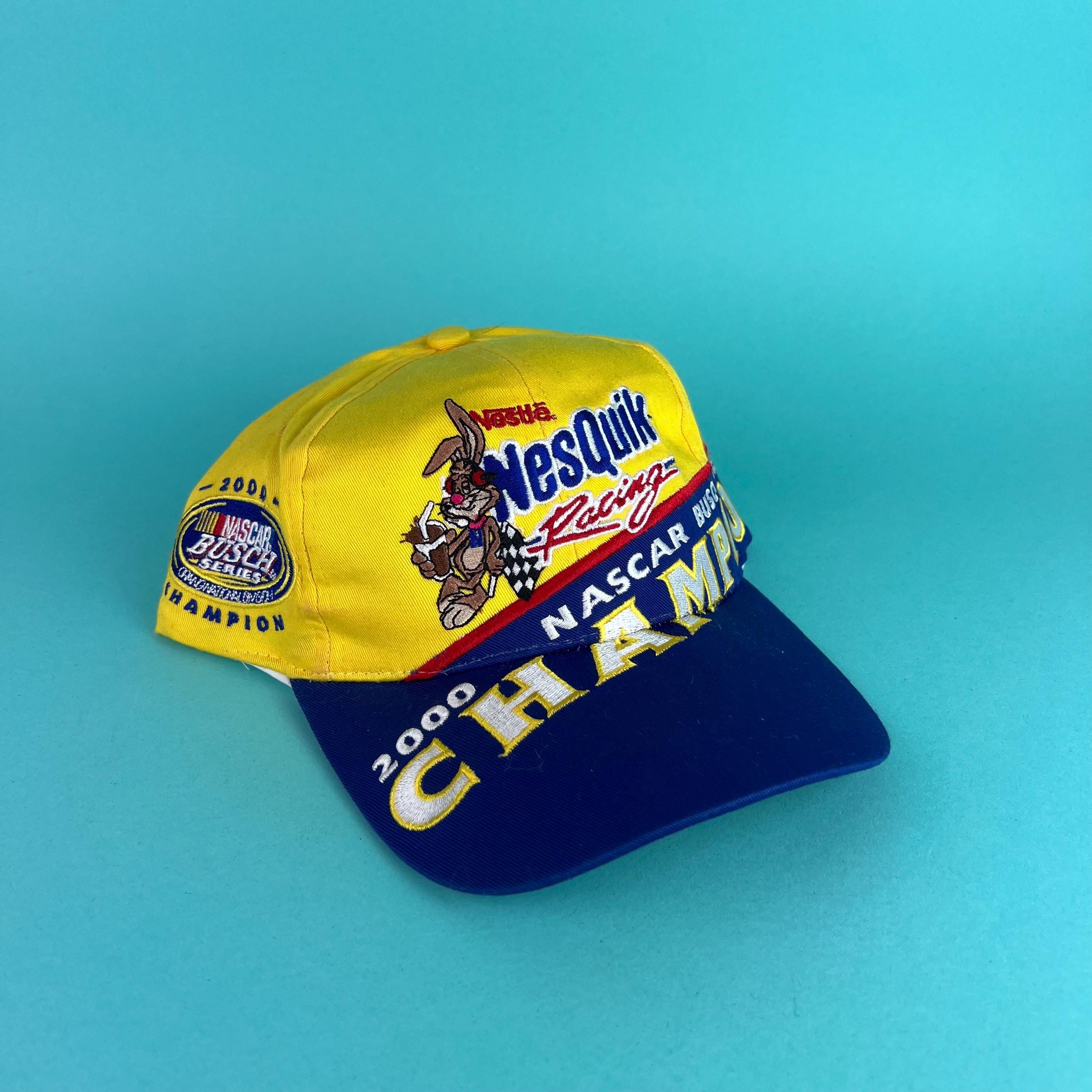 NEW Vintage Nestle Nesquik Racing Snapback Hat - 2000 NASCAR Busch ...