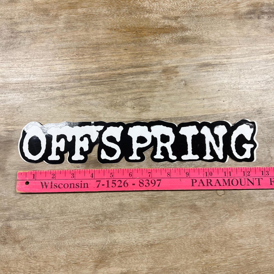 Original Vintage 90s Offspring Bumper Sticker Decal - Rock Band Grunge ...