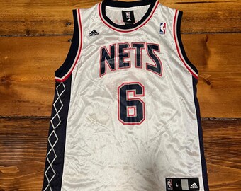Vintage New Jersey Nets Jason Kidd #5 Jersey Reebok Size 56 NBA