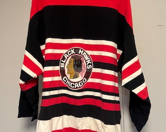 Vintage 90s Chicago Black Hawks NHL Jersey - Mens XL