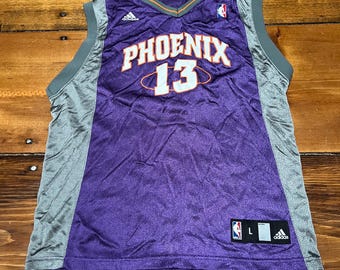 Vintage Phoenix Suns Steve Nash #13 NBA Jersey XXL Adidas Purple