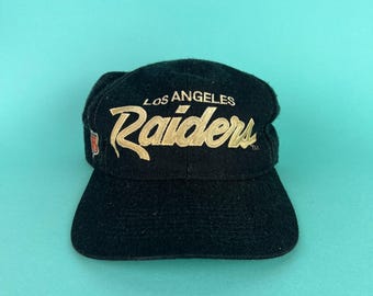 Vintage 80s Los Angeles Raiders Sports Specialties Snapback Mesh
