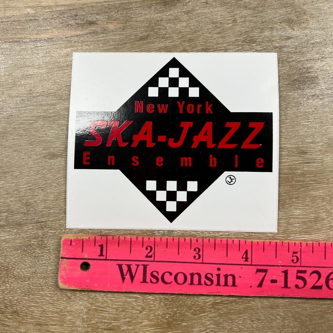 Ska Sticker Original Vintage 90s New York Ska-jazz Ensemble Band Sticker Decal ...