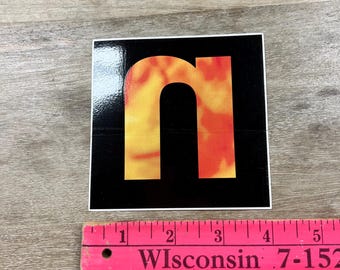 Nine Inch Nails NIN Vinyl Bumper Sticker - 6 Inch Black & White Decal For Car, Laptop