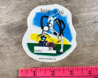 ピンク・フロイド プロモステッカー * ザ・ウォール * 7インチ x 3-3/4