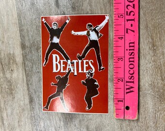 Vintage 90s The Beatles Sticker Decal - Classic Rock Vinyl Logo
