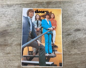 Vintage 80s The Doors Band Sticker - Jim Morrison Promo