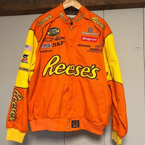 Vintage Kevin Harvick NASCAR Jacket – Chase Authentics Reese's Racing - Size Large DEADSTOCK NWT New