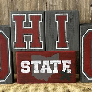 Ohio State Wort-Blöcke