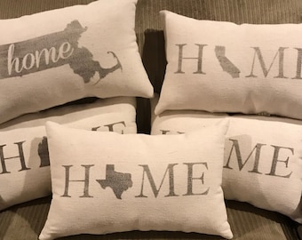 Small Home State Pillow