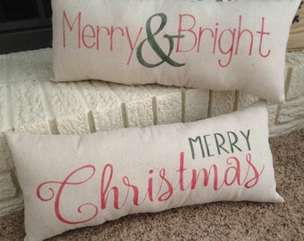 Christmas Bolster pillows