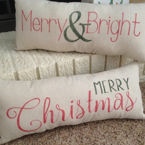 Christmas Bolster pillows