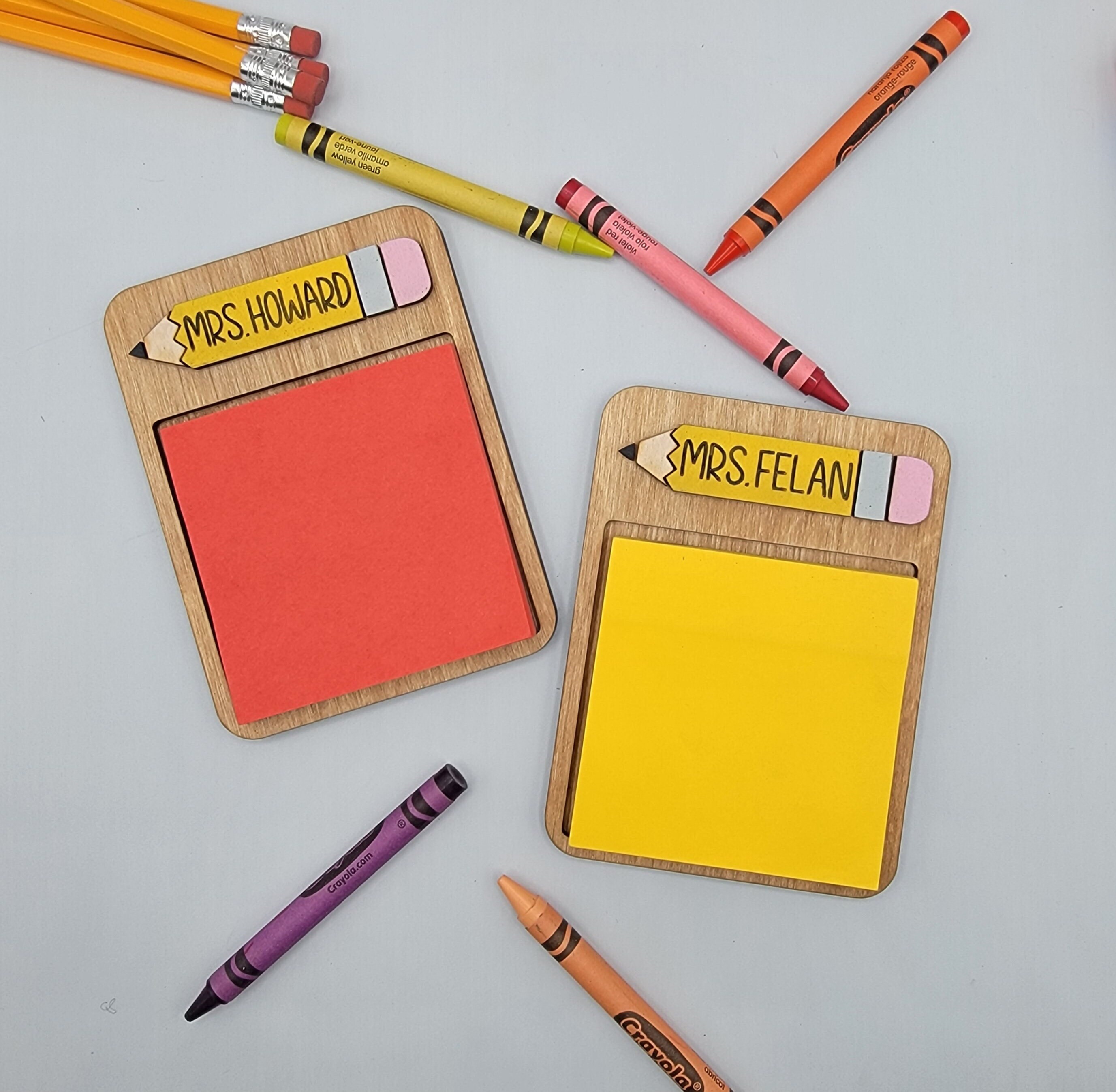 Teacher Notepad Laser Cut SVG File Bundle - Teacher Gift SVG - Digital ...