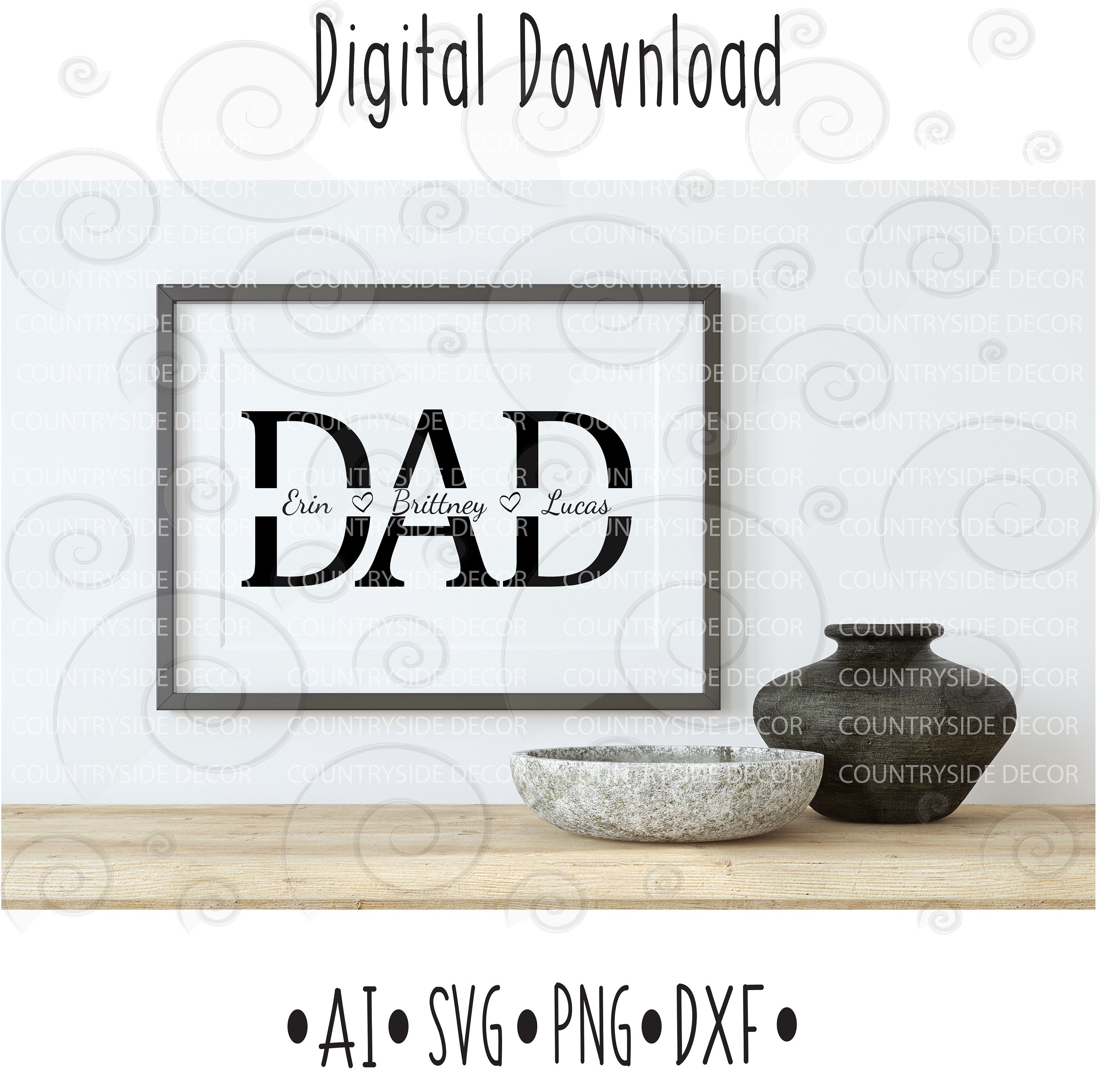 Split Family Sign Family Split Monogram Svg Bundle - Mom Split Svg - Mum Split Svg - Dad ...