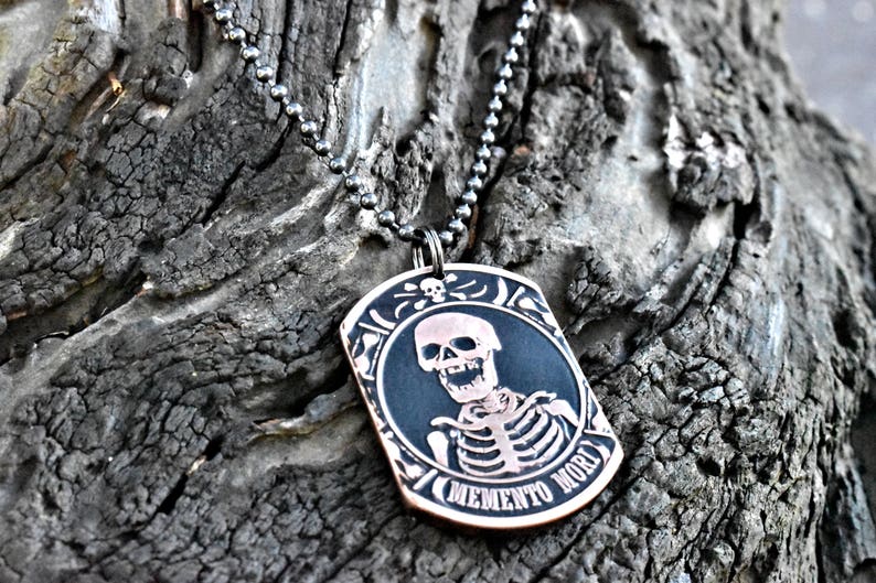 memento mori coin pendant memento mori coin pendant