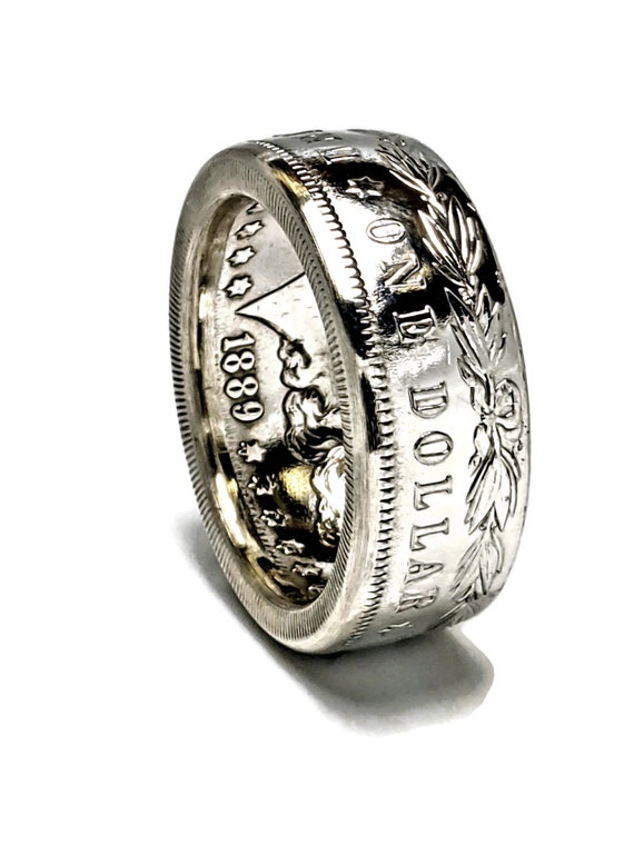 Silver Idaho Coin Ring - State Quarter Rings by Midnight Jo