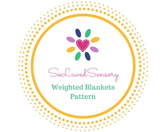 Weighted Blanket Pattern Instructions for Toddler, Child or Teen, Instant Download