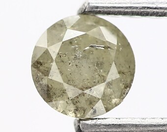 Round Shape Diamond, Round Salt and Pepper Diamond, Round Cut Gray Diamond, Diamond For Engagement Ring Design 0.29 Carat SD1999