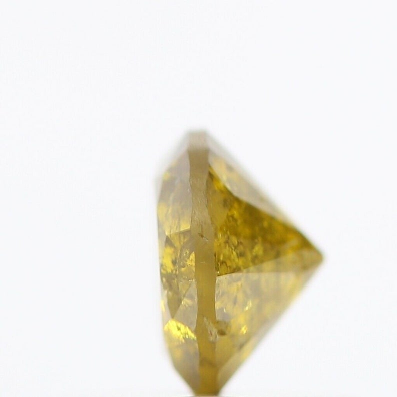 Natural Diamond For Engagement Ring 0.46 Carat Natural Fancy Yellow Diamond Natural Round Cut Diamond Natural Yellow Round CutDiamond