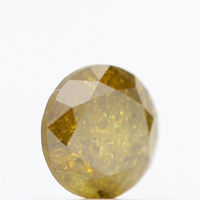 Natural Diamond For Engagement Ring 0.46 Carat Natural Fancy Yellow Diamond Natural Round Cut Diamond Natural Yellow Round CutDiamond