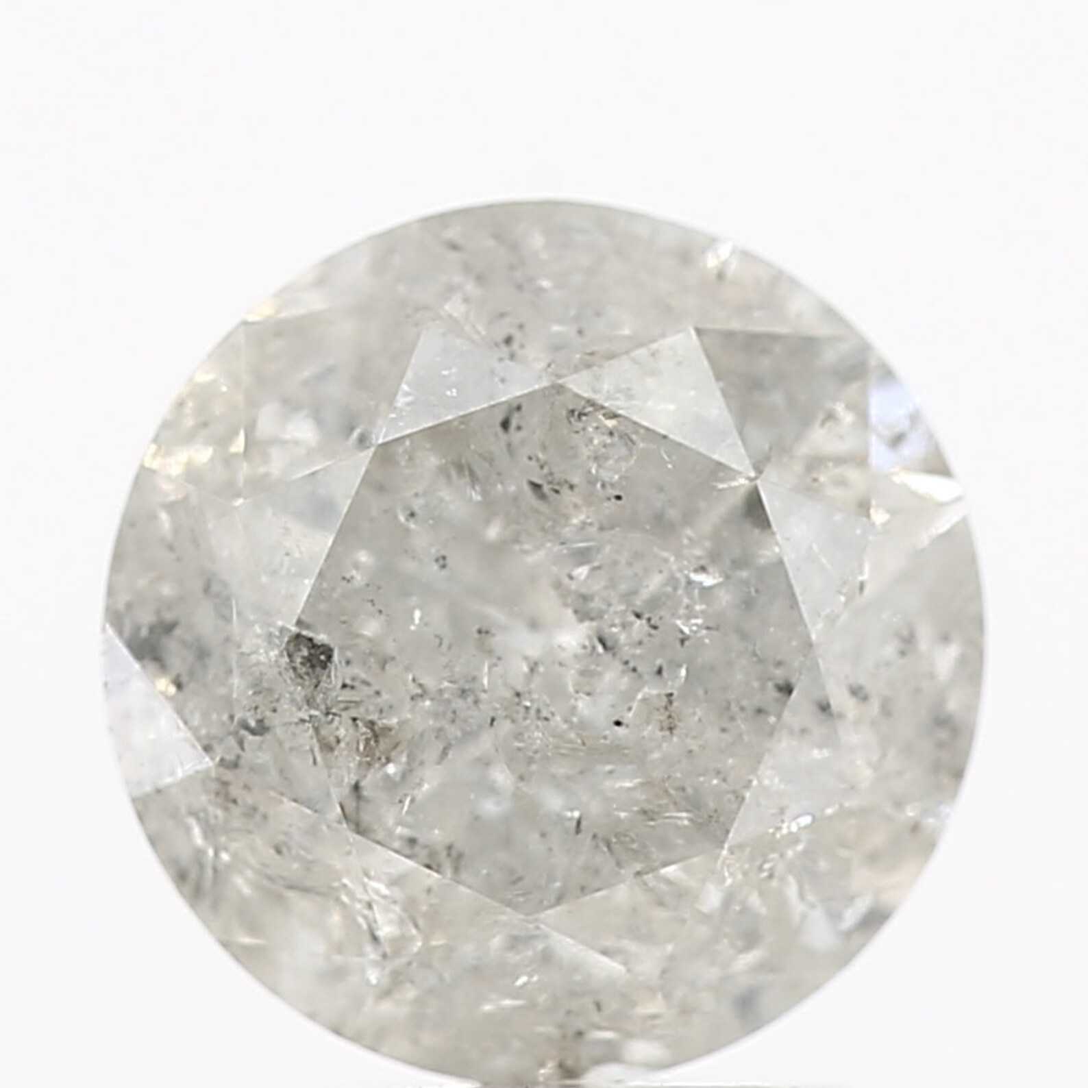 2.13 Carat Natural Salt And Pepper Diamond Natural Grey Etsy