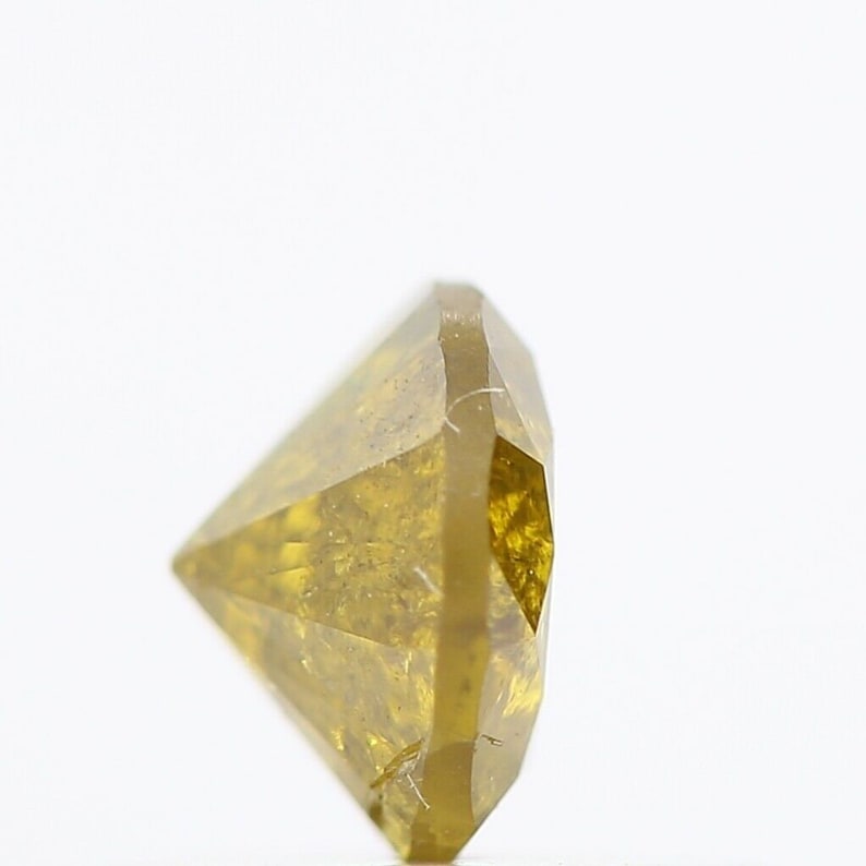 Natural Diamond For Engagement Ring 0.46 Carat Natural Fancy Yellow Diamond Natural Round Cut Diamond Natural Yellow Round CutDiamond