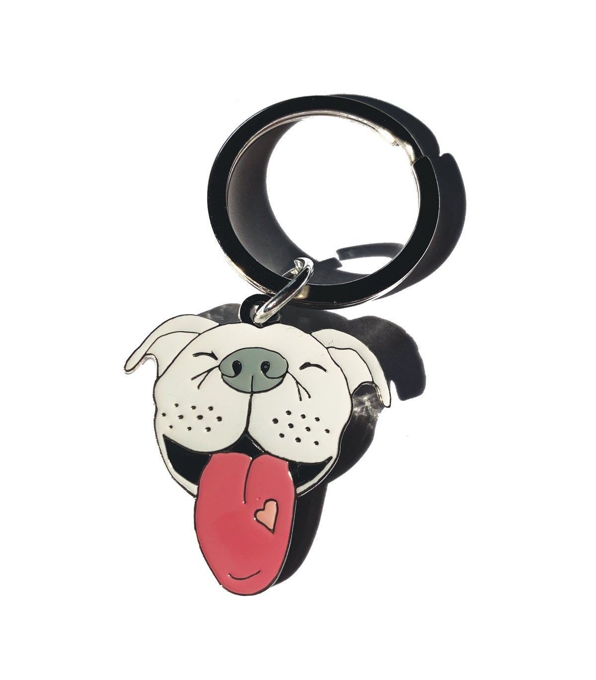 Pitbull Keychain - Etsy