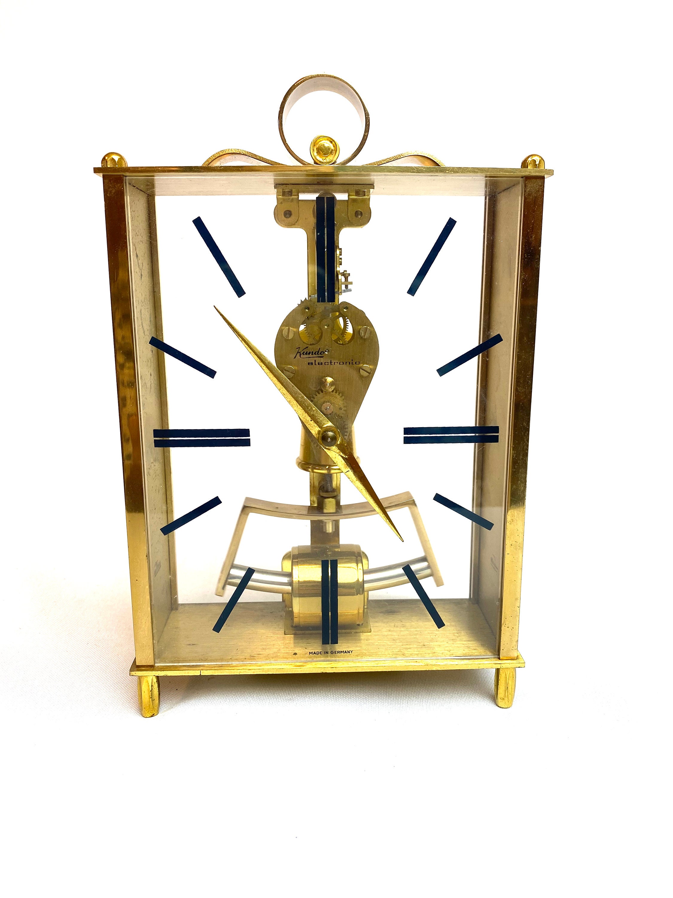 Midcentury Modern Kundo Electronic Clock Kieninger & Obergfel Made in