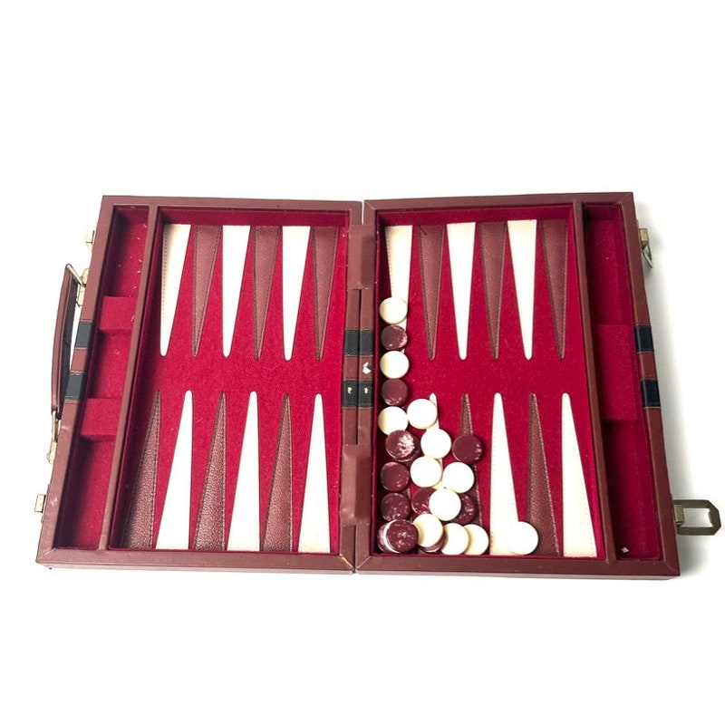 Grand Jeu De Backgammon Vintage – Jeu De Société Complet