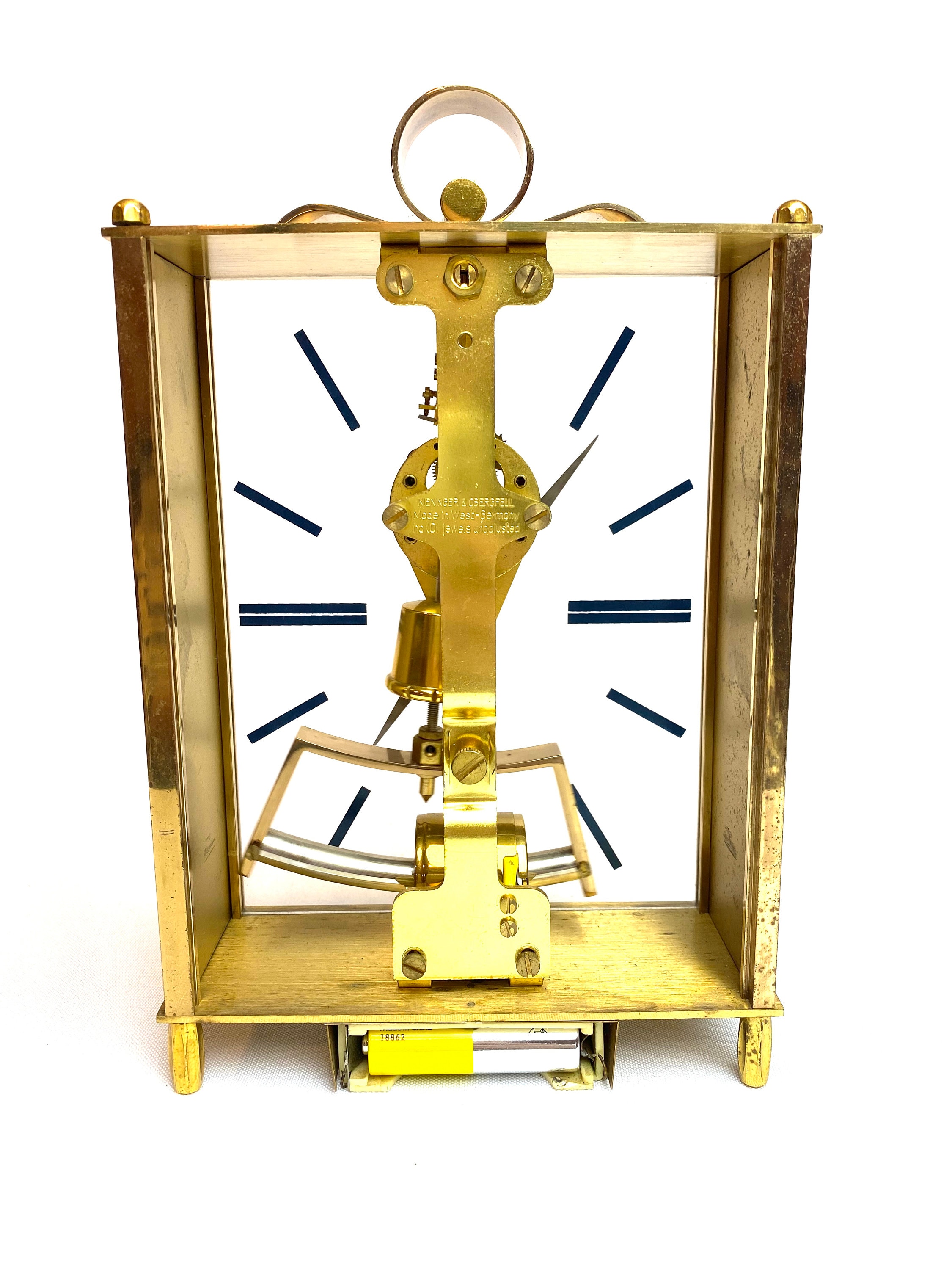 Midcentury Modern Kundo Electronic Clock Kieninger & Obergfel Made in