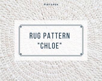 Crocheted Rug Pattern "Chloe"