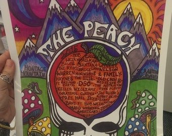 Peach Music Art Etsy Peach Music Art Etsy