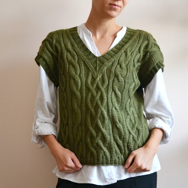 Korean Sweater Vest - Etsy