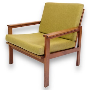 Armchair Model Capella Made In Teak By Illum Wikkelsø From 1960s
