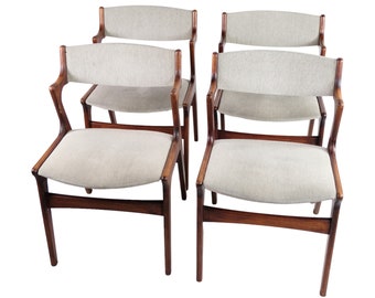 Set of 4 dining chairs, Teak, nova furniture, 1960