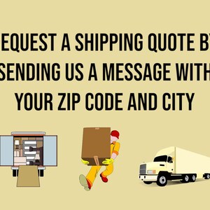 Puede incluir: Ilustraci&oacute;n de un cami&oacute;n de mudanzas, una persona que lleva una caja y un cami&oacute;n de mudanzas con el texto "SOLICITE UN PRESUPUESTO DE ENV&Iacute;O ENVI&Aacute;NDONOS UN MENSAJE CON SU C&Oacute;DIGO POSTAL Y CIUDAD".