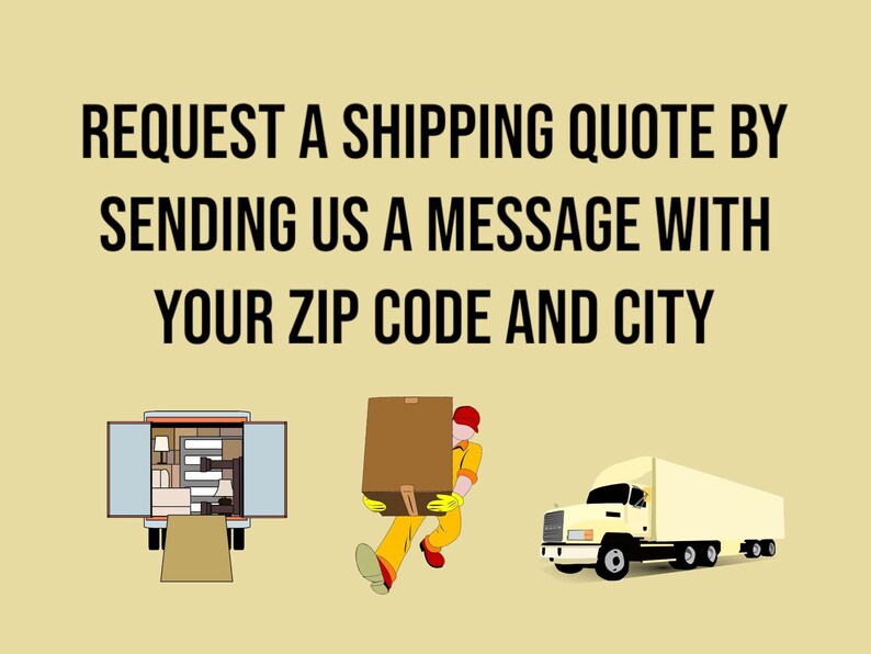 Puede incluir: Ilustraci&oacute;n de un cami&oacute;n de mudanzas, una persona que lleva una caja y un cami&oacute;n de mudanzas con el texto "SOLICITE UN PRESUPUESTO DE ENV&Iacute;O ENVI&Aacute;NDONOS UN MENSAJE CON SU C&Oacute;DIGO POSTAL Y CIUDAD".